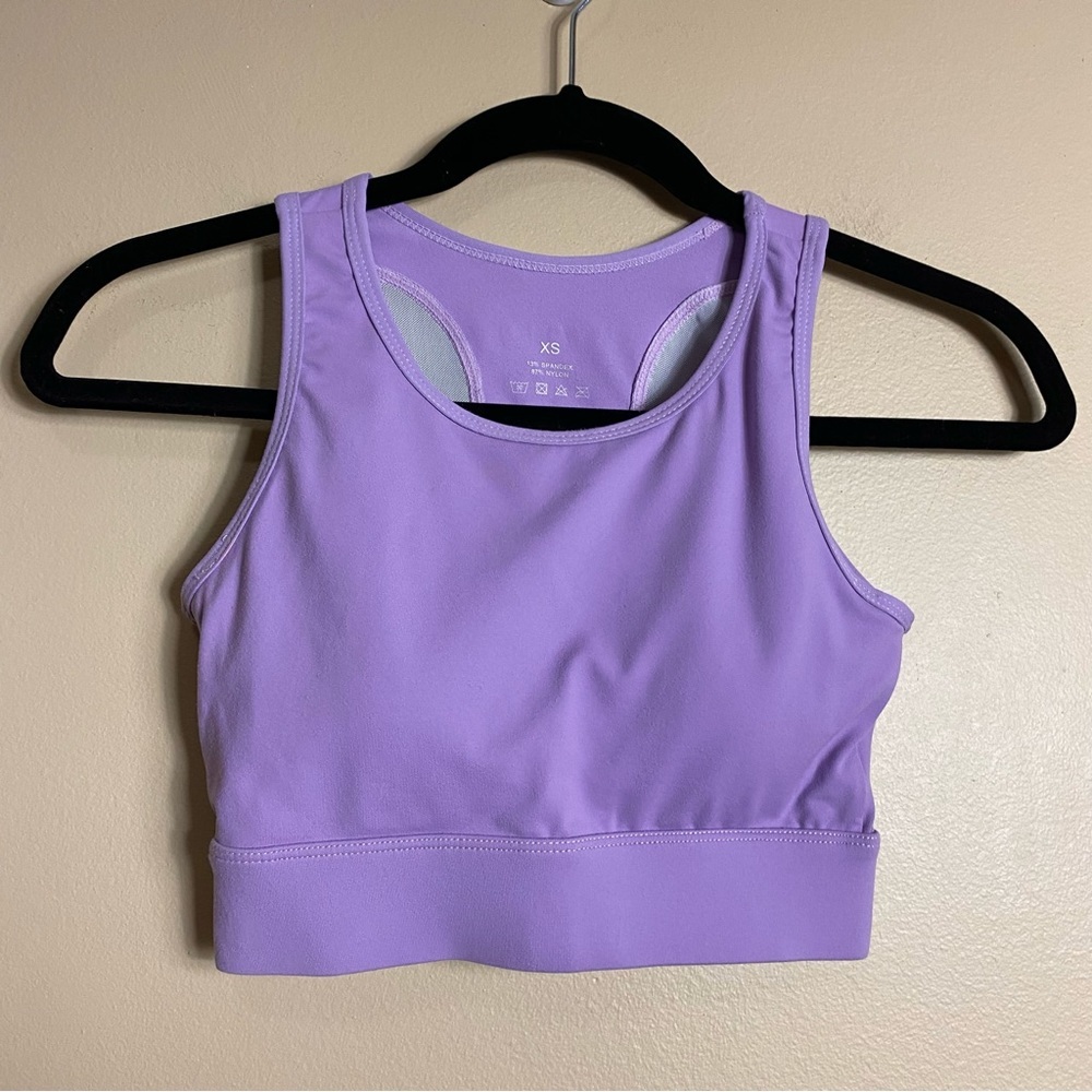 NVGTN Lilac Lush Mesh Sports Bra